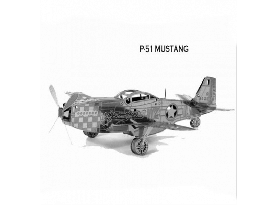 Самолет North American P-51 Mustang - 3Д конструктор