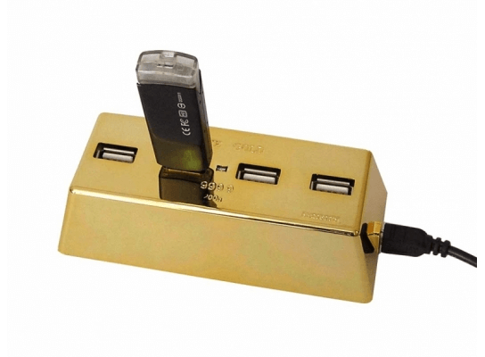 Слиток золота USB hub