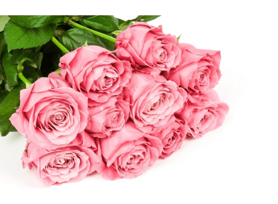 Букет долгосвежих роз Розовый Кварц