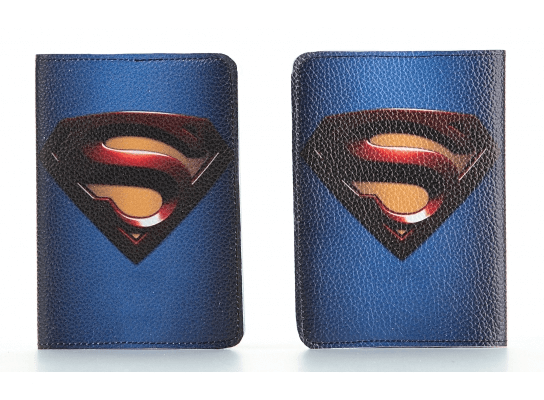 Superman - Супермен - Кожаная обложка на паспорт