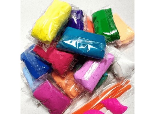 Тесто для лепки Детский пластилин Super Light Clay Niboshi 5D 14 цветов