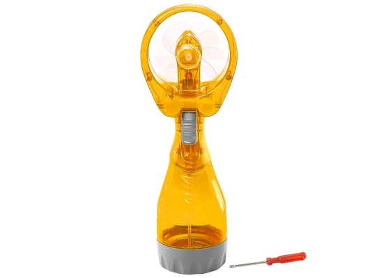 Ручной вентилятор с увлажнителем Water Spray Fan Оранжевый