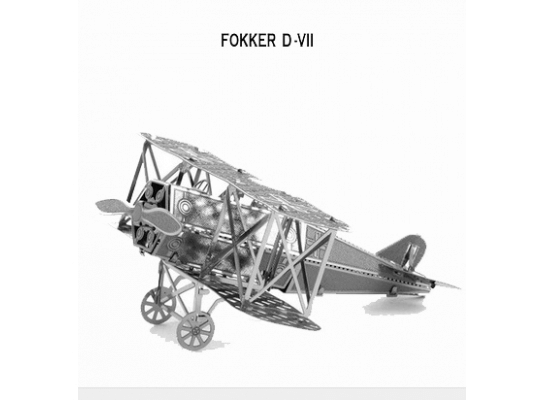 Немецкий самолет Fokker D.VII - 3D конструктор