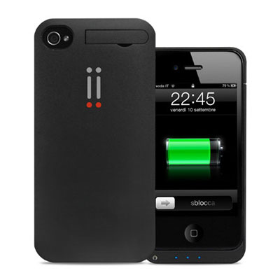 Чехол с зарядным устройством 1400 mAh для iPhone 4G Aiino