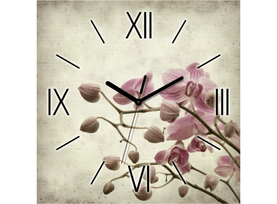 Часы квадратные Сакура