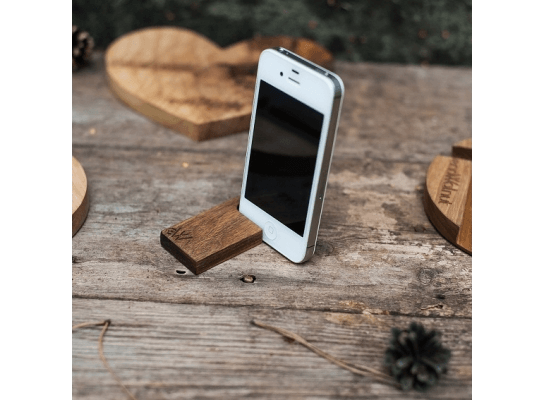 Деревянная подставка для смартфона UNO