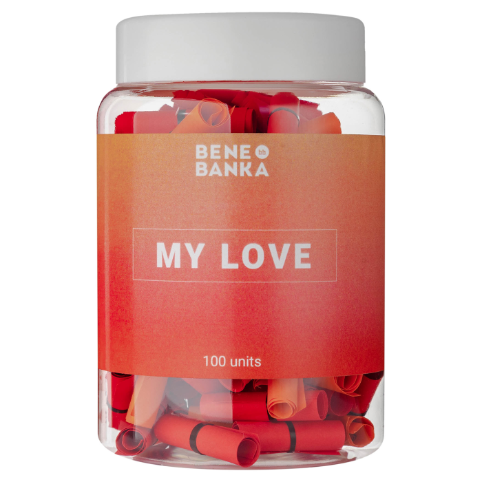 Баночка з записками My Love Bene Banka англійська мова (BB03EN)