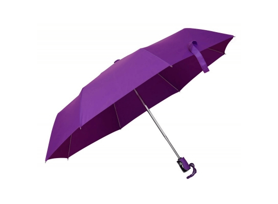 Зонт складной автоматический Сливовый