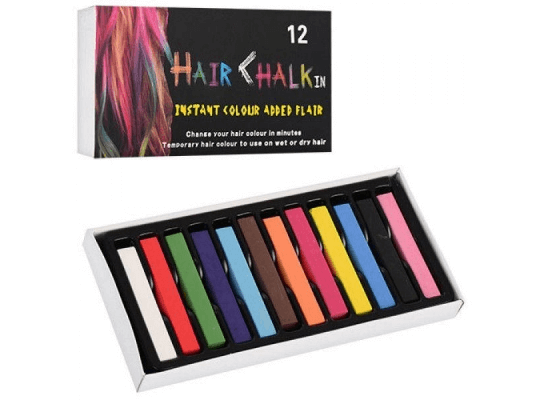 Мелки для волос Hair chalk, 12 шт