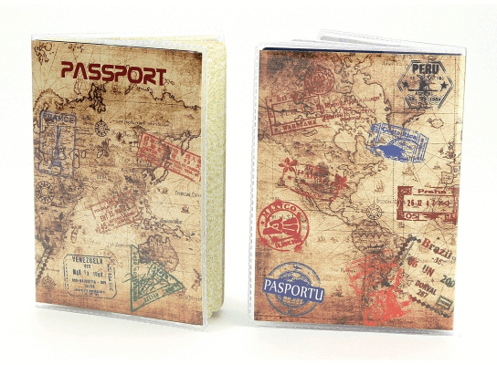 Обложка виниловая на паспорт Путешественника