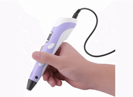 3D ручка c LCD дисплеем 3D Pen-2 Фиолетовая