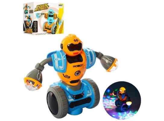 Танцующий светящийся робот Сool Robot Жёлтый