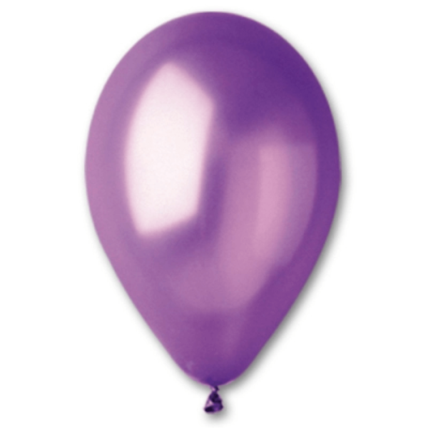 Воздушные шарики &quot;Металлик фиолетовый 10&quot;  100 шт.