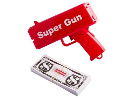 Пистолет Денежный Super Money Gun