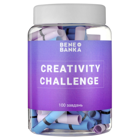 Баночка з завданнями Creativity Challenge Bene Banka українська мова (BB10UA) || 