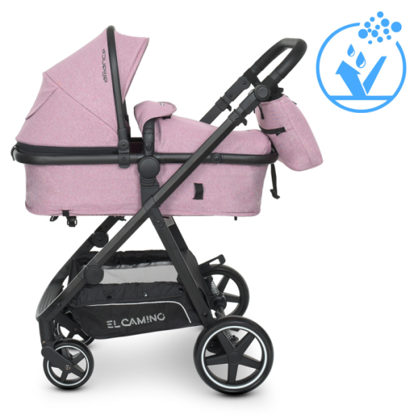 Коляска детская 2в1 ME 1069 ALLIANCE Denim Ash Pink