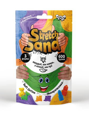 Кинетический песок &quot;Stretch Sand&quot; 600 г. в пакете  ДАНКО - ТОЙС || 