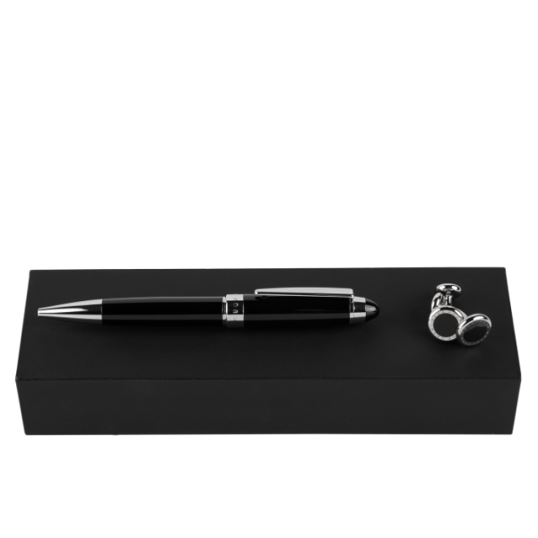 Комплект HUGO BOSS Black (шариковая ручка и запонки)