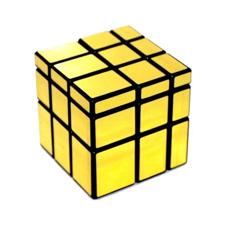 Кубик Рубика 3×3 Guojia Зеркальный Золотой || 