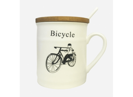 Чашка с крышкой Old Classic Велосипед
