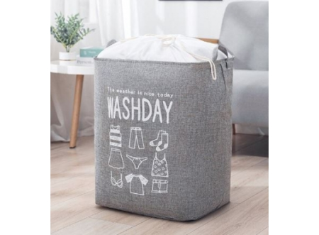 Корзина складная для белья и игрушек Washday Голубая || 