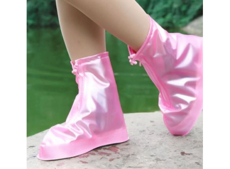 Дождевик для обуви Розовый  (ХХL)