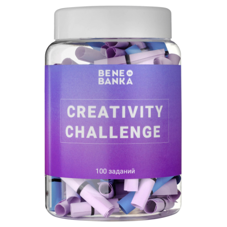 Баночка с заданиями Creativity Challenge Bene Banka русский язык (BB10RU) || 